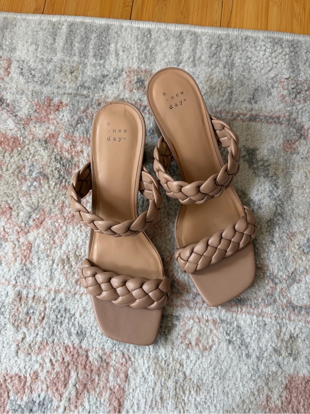 Braided Strap Sandal Heels